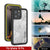 Wasserdichte Hülle für iPhone 16 Pro, Punkcase [Extreme Series] Panzerhülle mit integriertem Displayschutz [Gelb]