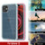 Punkcase iPhone 13 Waterproof Case [Aqua Series] Armor Cover [Clear Pink] [Clear Back] 