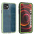 Punkcase iPhone 13 Waterproof Case [Aqua Series] Armor Cover [Clear Black] [Clear Back] (Color in image: Clear Black)