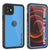 iPhone 12 Mini Waterproof IP68 Case, Punkcase [Light blue] [StudStar Series] [Slim Fit] [Dirtproof] (Color in image: Light Blue)