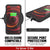 iPhone 12 Mini Waterproof IP68 Case, Punkcase [Black] [StudStar Series] [Slim Fit] (Color in image: Purple)