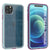 Punkcase iPhone 13 Pro Max Waterproof Case [Aqua Series] Armor Cover [Clear Blue] [Clear Back] (Color in image: Clear Blue)