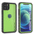 iPhone 12 Pro Max Waterproof IP68 Case, Punkcase [Light green] [StudStar Series] [Slim Fit] [Dirtproof] (Color in image: Light Green)