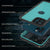 iPhone 12 Pro Max Waterproof IP68 Case, Punkcase [Teal] [StudStar Series] [Slim Fit] (Color in image: Pink)
