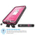 Galaxy Note 5 Waterproof Case, Punkcase StudStar Pink Shock/Dirt/Snow Proof | Lifetime Warranty (Color in image: light green)