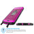 Galaxy s6 EDGE Plus Waterproof Case, Punkcase StudStar Pink Shock/DirtProof | Lifetime Warranty (Color in image: purple)