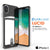 iPhone X Case, PUNKcase [LUCID Series] Slim Fit Protective Dual Layer Armor Cover W/ Scratch Resistant PUNKSHIELD Screen Protector [SILVER] 
