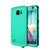 Galaxy S6 Waterproof Case PunkCase StudStar Teal Thin 6.6ft Underwater IP68 Shock/Dirt/Snow Proof (Color in image: teal)