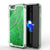 iPhone 7 Case, PunkCase LIQUID Green Series, Protective Dual Layer Floating Glitter Cover (Color in image: green)