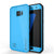 Galaxy S7 EDGE Waterproof Case PunkCase StudStar Light Blue Thin 6.6ft Underwater IP68 ShockProof (Color in image: light blue)