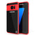 Galaxy S7 Edge Case [MASK Series] [RED] Full Body Hybrid Dual Layer TPU Cover W/ Protective PUNKSHIELD Screen Protector (Color in image: red)