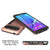 Galaxy Note 5 Case PunkCase CLUTCH Rose Gold Series Slim Armor Soft Cover Case w/ Tempered Glass (Color in image: Silver)