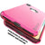 iPhone X Case, Punkcase Galactic 2.0 Series Ultra Slim w/ Tempered Glass Screen Protector | [Pink] (Color in image: red)