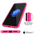 iPhone 7 Case Punkcase® LUCID 2.0 Pink Series w/ PUNK SHIELD Screen Protector | Ultra Fit (Color in image: black)