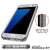 S7 Case Punkcase® LUCID 2.0 Crystal Black Series w/ PUNK SHIELD Glass Screen Protector | Ultra Fit (Color in image: teal)