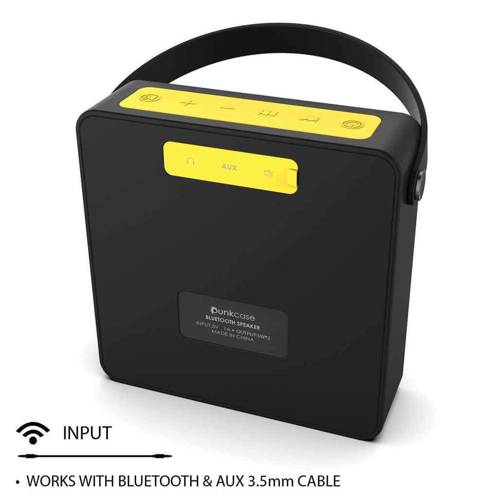 PUNKBOX Portable Wireless Bluetooth Speaker, Loud & Powerful for iPhone/Android [black] 