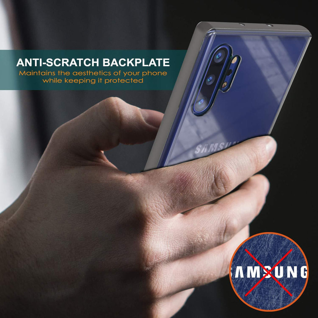 Galaxy Note 10+ Plus Lucid 3.0 PunkCase Armor Cover w/Integrated Kickstand and Screen Protector [Grey] (Color in image: Gold)