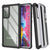 Punkcase Galaxy Note 20 Case, [Spartan Series] White Rugged Heavy Duty Cover W/Built in Screen Protector (Color in image: Light Blue)