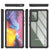 Punkcase Galaxy Note 20 Case, [Spartan Series] Black Rugged Heavy Duty Cover W/Built in Screen Protector (Color in image: Red)