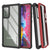 Punkcase Galaxy Note 20 Case, [Spartan Series] Red Rugged Heavy Duty Cover W/Built in Screen Protector (Color in image: Light Blue)