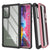 Punkcase Galaxy Note 20 Case, [Spartan Series] Pink Rugged Heavy Duty Cover W/Built in Screen Protector (Color in image: Light Blue)