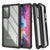 Punkcase Galaxy Note 20 Case, [Spartan Series] Black Rugged Heavy Duty Cover W/Built in Screen Protector (Color in image: Light Blue)