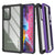 Punkcase Galaxy Note 20 Case, [Spartan Series] Purple Rugged Heavy Duty Cover W/Built in Screen Protector (Color in image: Light Blue)