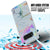 Punkcase Galaxy Note 8 Marble Case, Protective Full Body Cover W/PunkShield Screen Protector (Blue Marmo) (Color in image: Black Mirage)