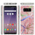 Punkcase Galaxy Note 8 Marble Case, Protective Full Body Cover W/PunkShield Screen Protector (Rose Mirage) 