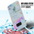 Punkcase Galaxy S8+ PLUS Marble Case, Protective Full Body Cover W/PunkShield Screen Protector (Blue Marmo) (Color in image: Black Mirage)