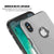 iPhone X Case, Punkcase Galactic 2.0 Series Ultra Slim w/ Tempered Glass Screen Protector | [Silver] 