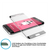 Galaxy S6 Edge Plus Silver Punkcase Glass SHIELD Tempered Glass Screen Protector 0.33mm Thick 9H (Color in image: Black)