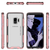Galaxy S9 Clear Protective Case | Cloak 3 Series [Pink] (Color in image: Black)