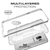 Galaxy S9 Clear Protective Case | Cloak 3 Series [Silver] (Color in image: Black)