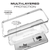 Galaxy S9+ Plus Clear Protective Case | Cloak 3 Series [Silver] 