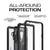 Galaxy S9+ Plus Rugged Waterproof Case | Nautical Series | [Black] 