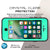 iPhone SE (4.7") Waterproof Case, Punkcase [Teal] [StudStar Series] [Slim Fit] [IP68 Certified]] [Dirtproof] [Snowproof] (Color in image: purple)
