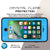 iPhone 8+ Plus Waterproof Case, Punkcase [StudStar Series] [Light Blue] [Slim Fit] [Shockproof] [Dirtproof] [Snowproof] Armor Cover (Color in image: purple)
