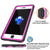 Apple iPhone SE (4.7") Waterproof Case, PUNKcase CRYSTAL Pink W/ Attached Screen Protector  | Warranty (Color in image: Light Green)