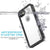 iPhone 8 Waterproof IP68 Case, Punkcase [White] [StudStar Series] [Slim Fit] [IP68 Certified]] [Dirtproof] [Snowproof] (Color in image: light green)