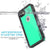 iPhone 8 Waterproof Case, Punkcase [Teal] [StudStar Series] [Slim Fit] [IP68 Certified]] [Dirtproof] [Snowproof] (Color in image: light blue)