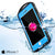 iPhone 8 Waterproof Case, Punkcase ALPINE Series, Light Blue | Heavy Duty Armor Cover (Color in image: red)