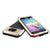 Galaxy S6 EDGE  Case, PUNKcase Metallic Gold Shockproof  Slim Metal Armor Case (Color in image: neon)